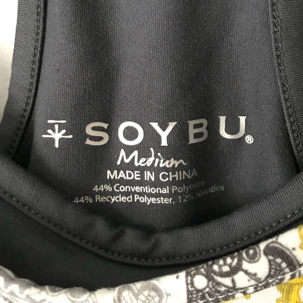Soybu Workout Top With Built In Shelf Bra - image 2